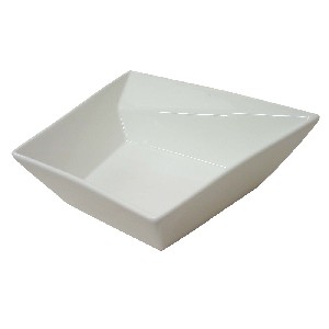 BOWL RECTO GRANDE PORCELANA BLANCO