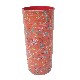 FLORERO DECOPATCH ROJO FLORES GRANDE