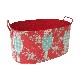 JARDINERA DECOPATCH ROJO FLORES GRANDE