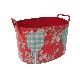 JARDINERA DECOPATCH ROJO FLORES PEQUEÑO