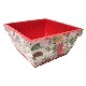 MACETERO DECOPATCH ROJA FLORES GRANDE