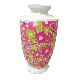 FLORERO CERAMICA DECOPATCH ROSA CHICLE