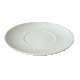 PLATO PARA TAZA 7 CM PORCELANA BLANCO