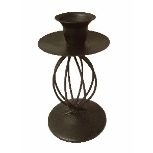 CANDELABRO METAL NEGRO ELIPSE