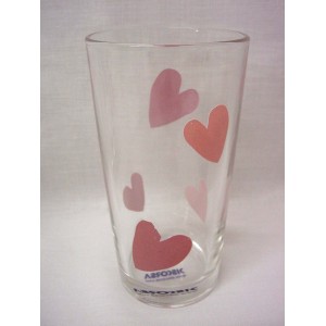 VASO PRISMA ALTO CORAZON COLORES